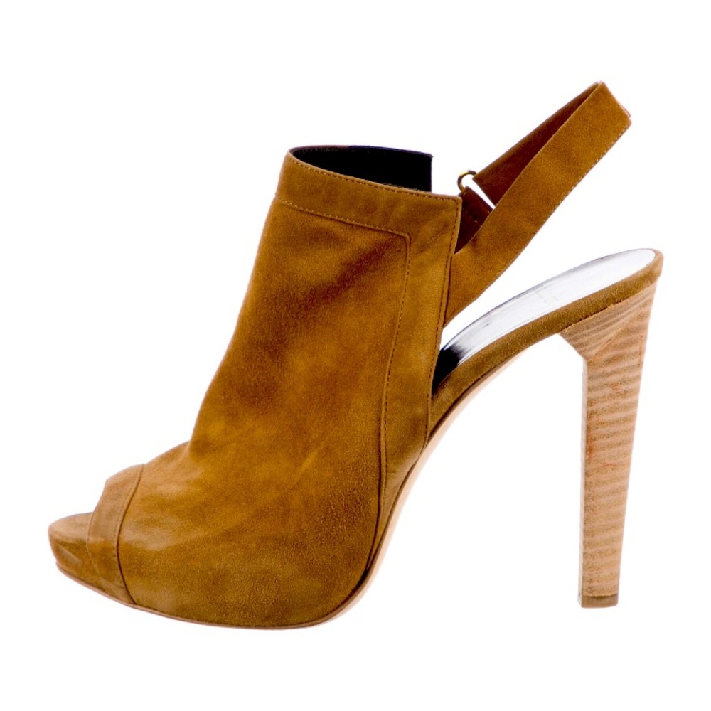 Pierre Hardy Sling back, open toe, suede Mules. Size 8 IT 40
